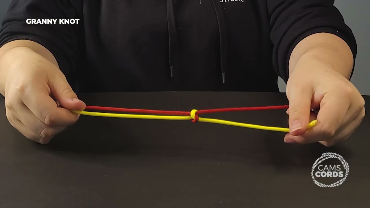 Granny Knot Tutorial (Don&rsquo;t Be Fooled!) &ndash; Quick & Easy Rope Knot Guide by Cams Cords