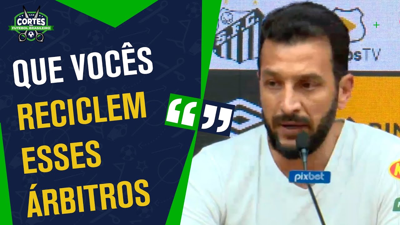O EDU DRACENA FICOU PISTOLA COM A ARBITRAGEM NA PARTIDA ENTRE S&Atilde;O PAULO E SANTOS!