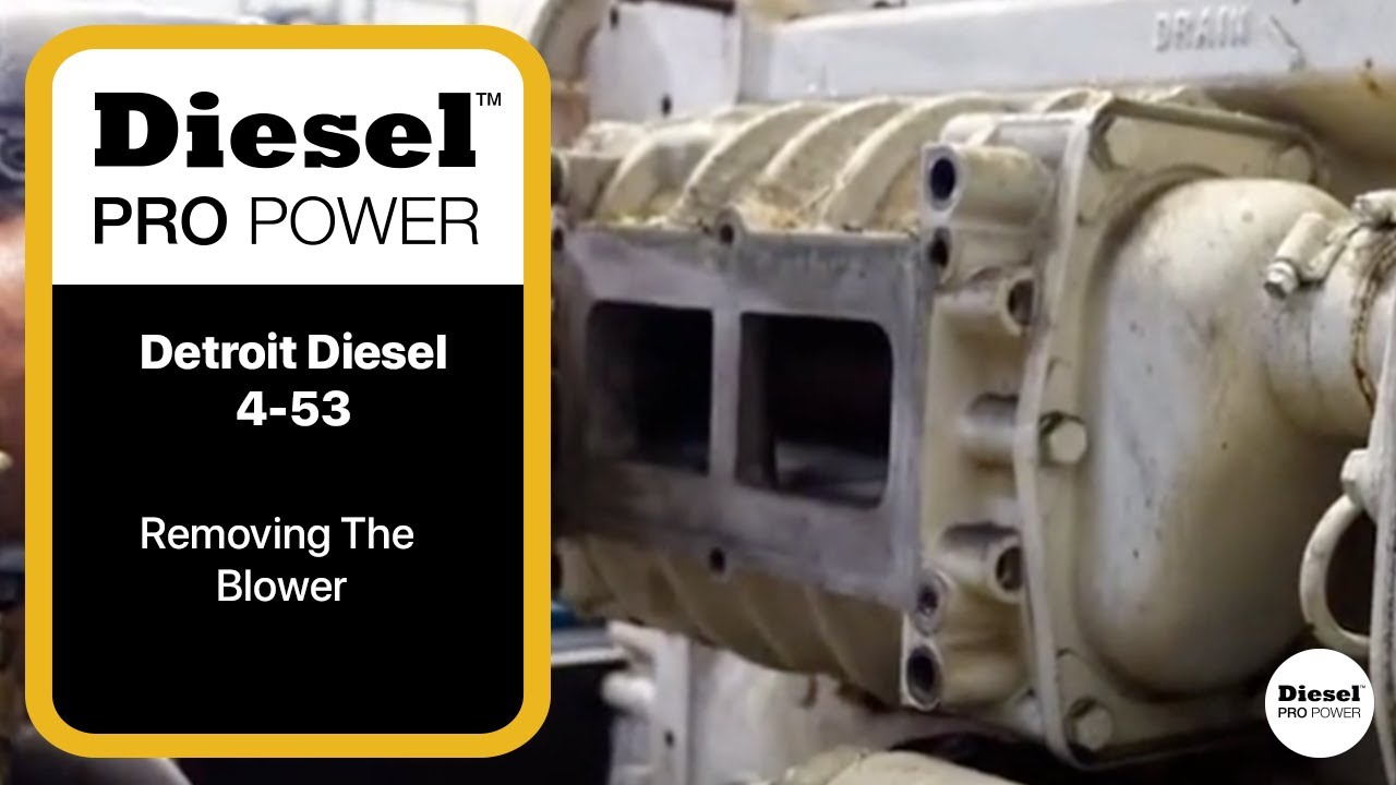 Removing The Blower From A Detroit Diesel 4-53 Natural