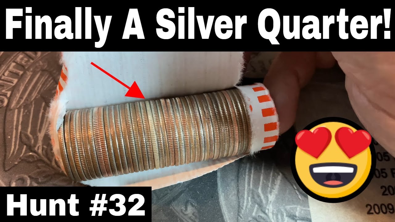 Searching for Silver and Rare Quarters - Quarter Hunt and Fill #32