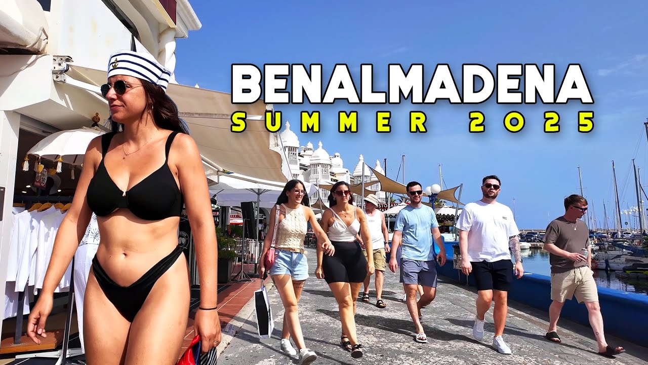Benalmadena Spain Beautiful Summer 2025 September Update Costa del Sol Walk | Málaga [4K]
