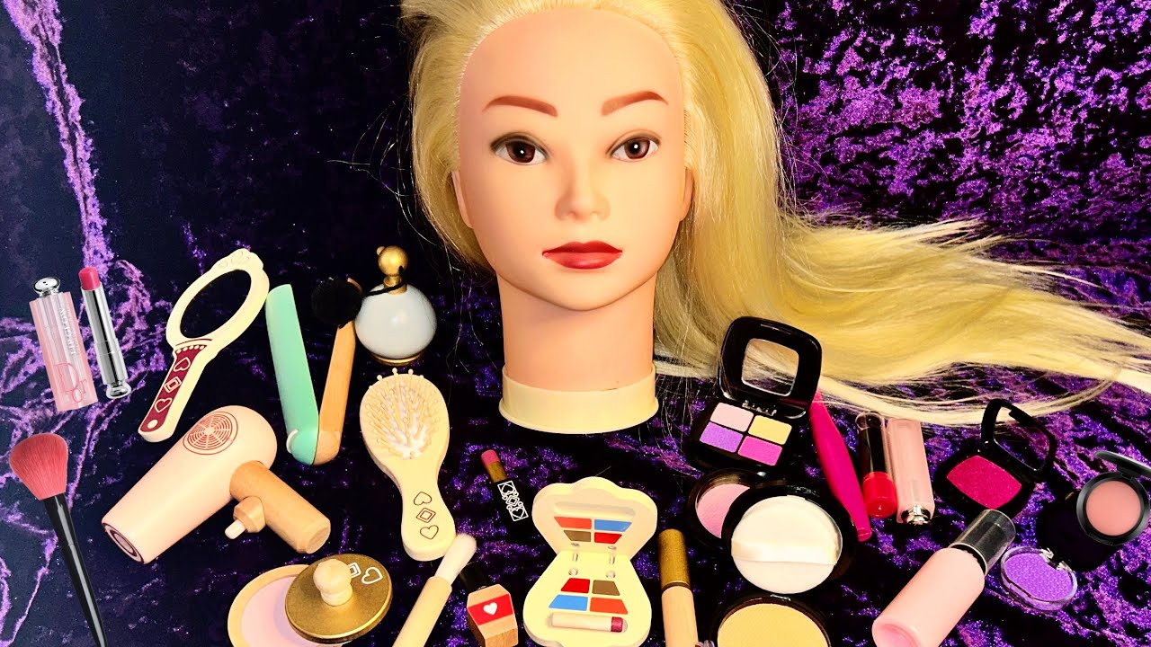 ASMR Toy Makeup on Mannequin 😵‍💫💄