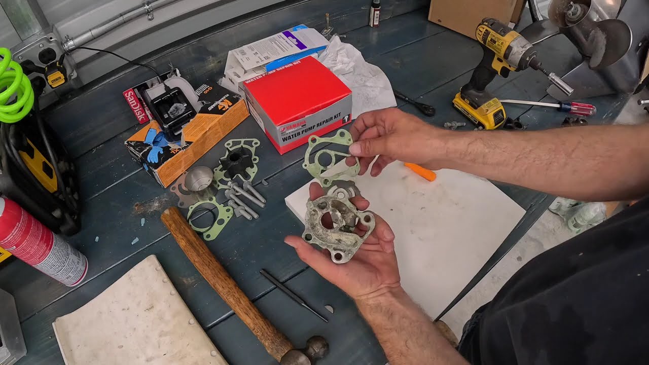 Impeller/Water Pump Service on Yamaha F90 F90TLRD Outboard