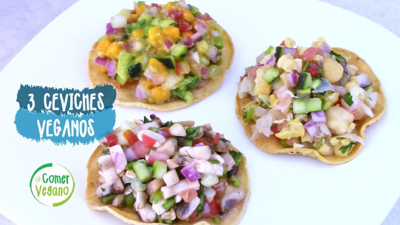 🍋 CEVICHES FÁCILES Y LIGEROS | Comer Vegano