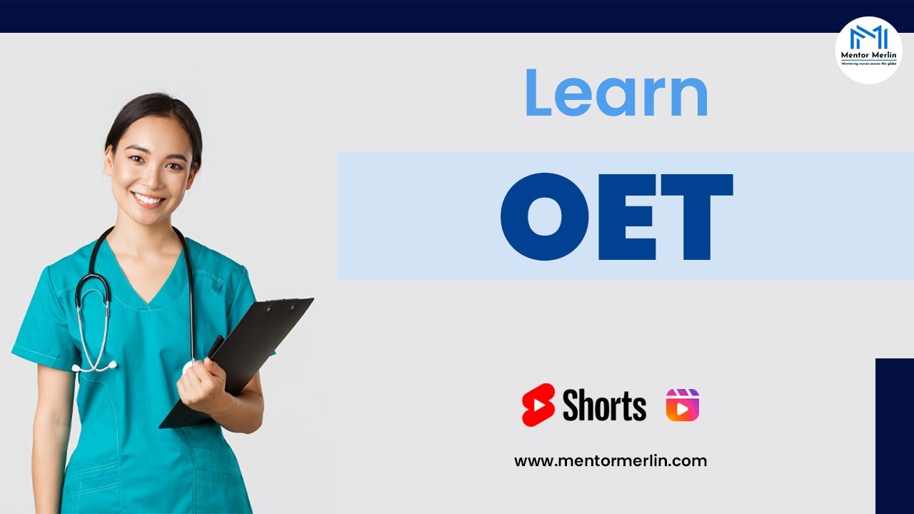 OET Speaking - How to reassure the patient?