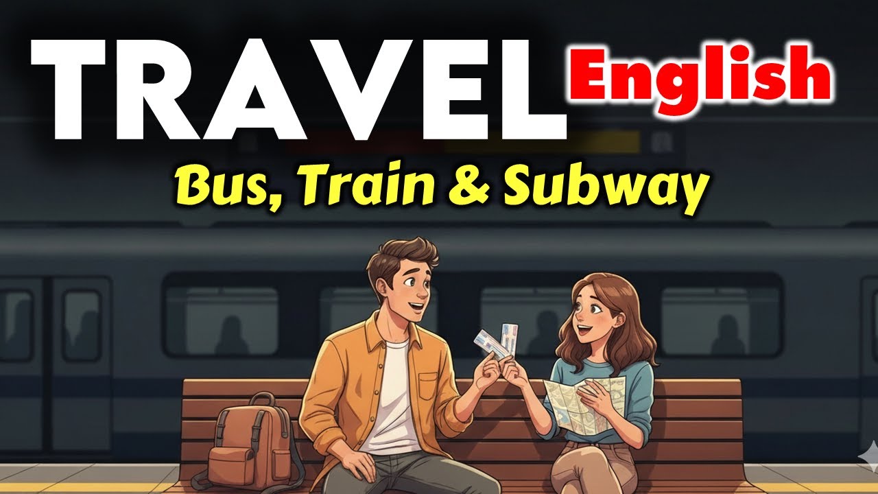 How to Speak English on Public Transportation 🚇🚌 Bus, Train & Subway Made Easy