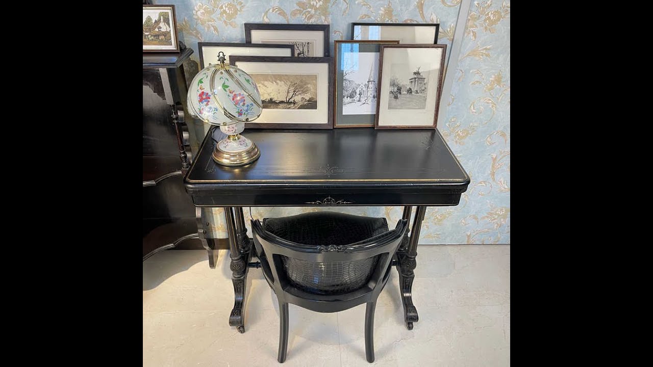 アンティーク  イギリス 折り畳み式カードテーブル [ Antique and Reuse Fynd]  FYND-0000293