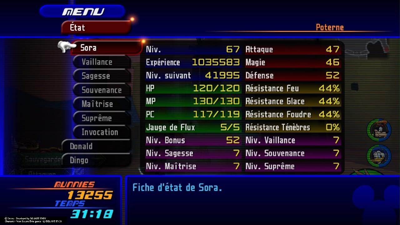 KINGDOM HEARTS 2 Final Mix Ou monter l'XP rapidement