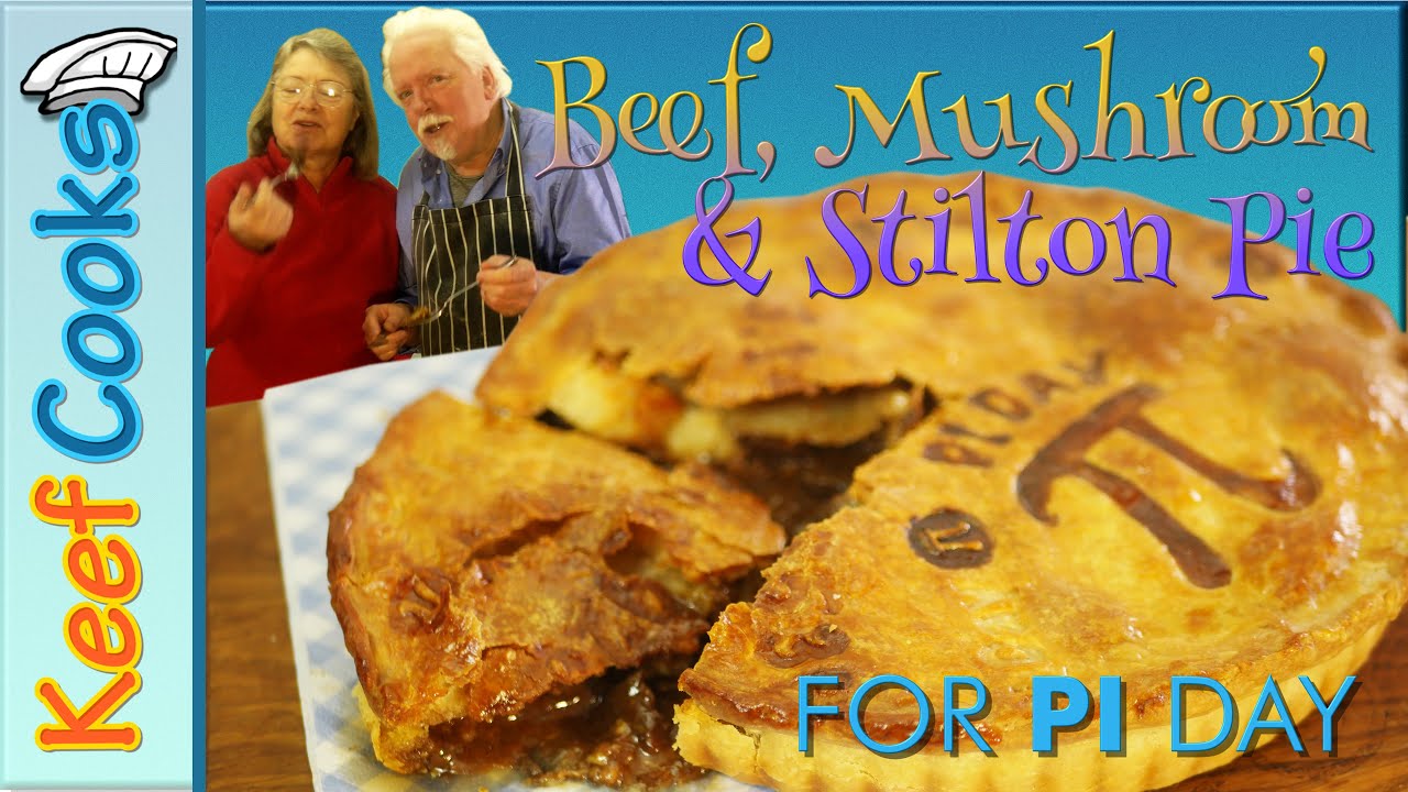 Beef, Mushroom and Stilton Pie | Pi Day 3.14