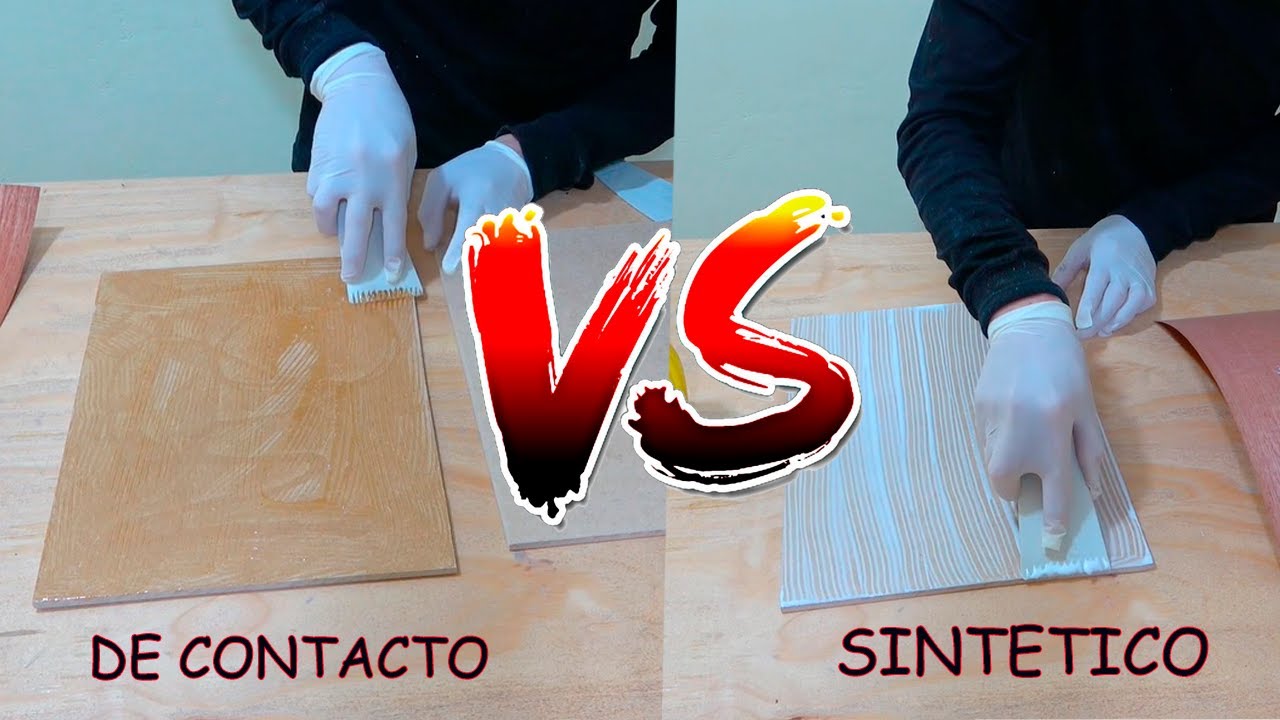 LAMINADO CON PEGAMENTO DE CONTACTO VS LAMINADO CON COLA DE CARPINTERO:  - LUIS LOVON