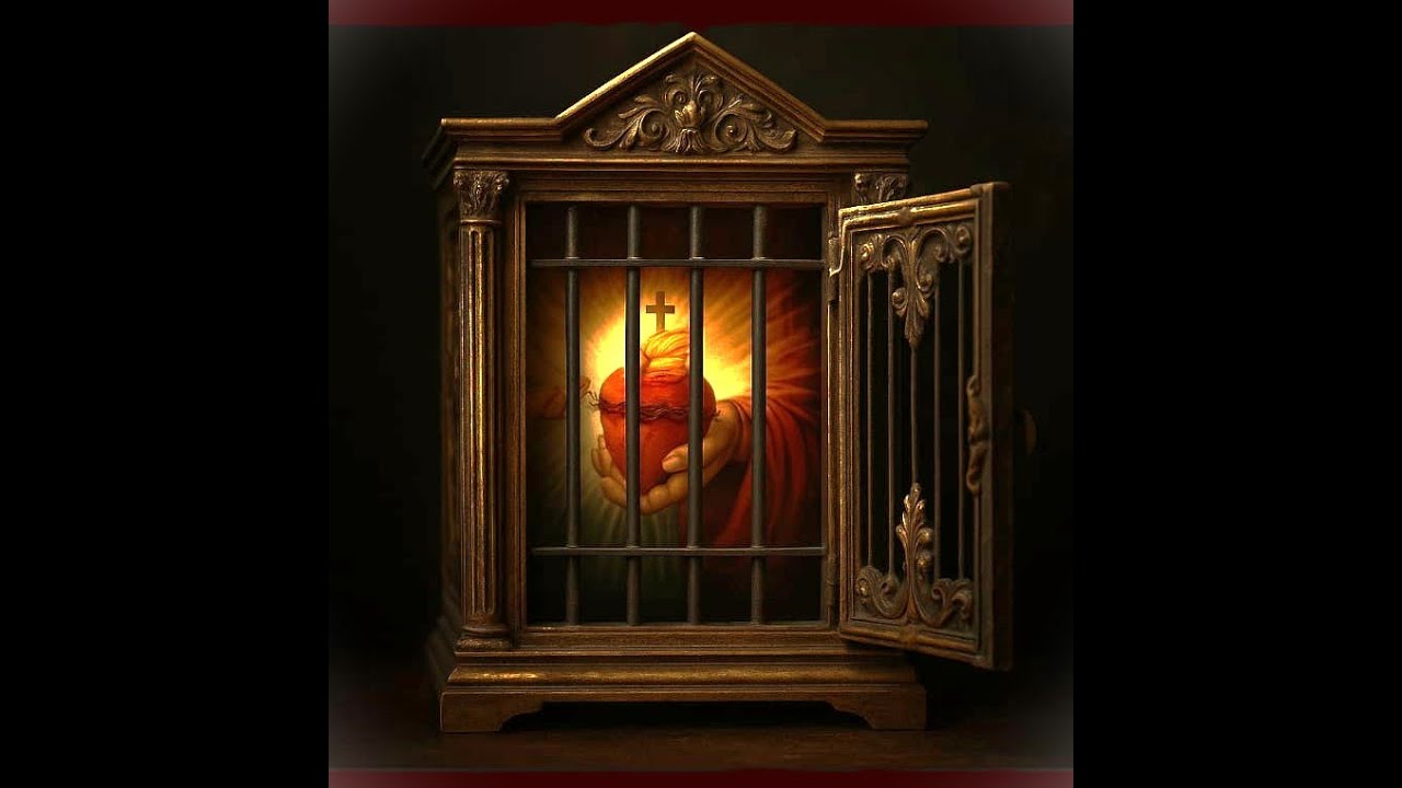 HUELLAS DEL CORAZÓN DE FUEGO, SEPTIEMBRE. El alma débil sostenida por el Sagrado Corazón de Jesús.