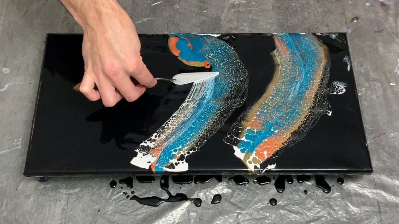 Wow! Pouring with Gorgeous Metallics | Acrylic Pouring with Amazing Result!