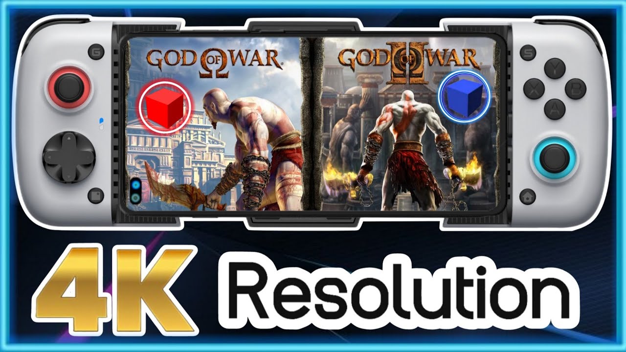 God Of War 1 and 2 [ 4K Resolution ] on Red Magic 8 Pro Plus