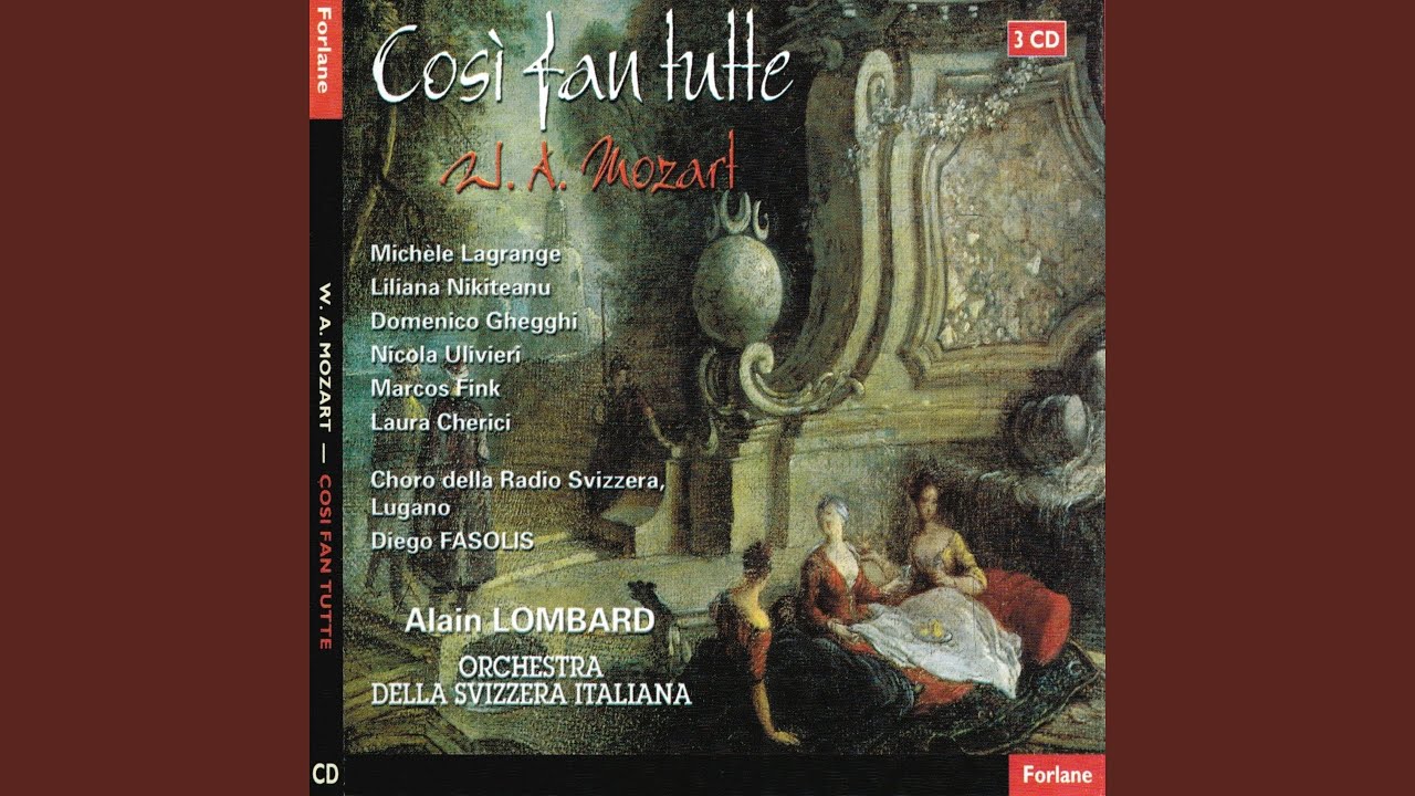 Cosi fan tutte: Atto secondo - scena iv - no. 21, Duetto con coro. secondate, Aurette amiche