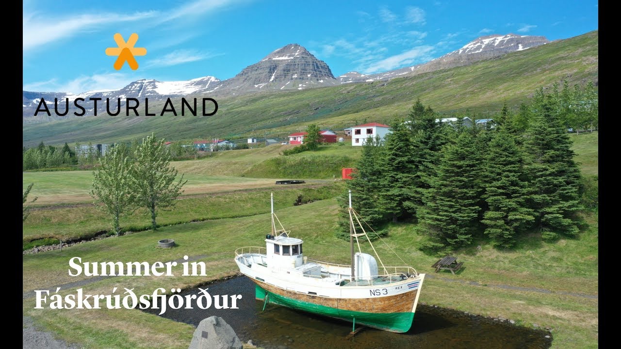 Fáskrúðsfjörður is often called the French town in Iceland.