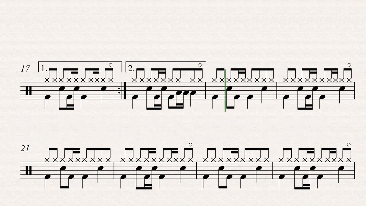 《Say What You Want》（Soul）Free Dynamic Drum Score