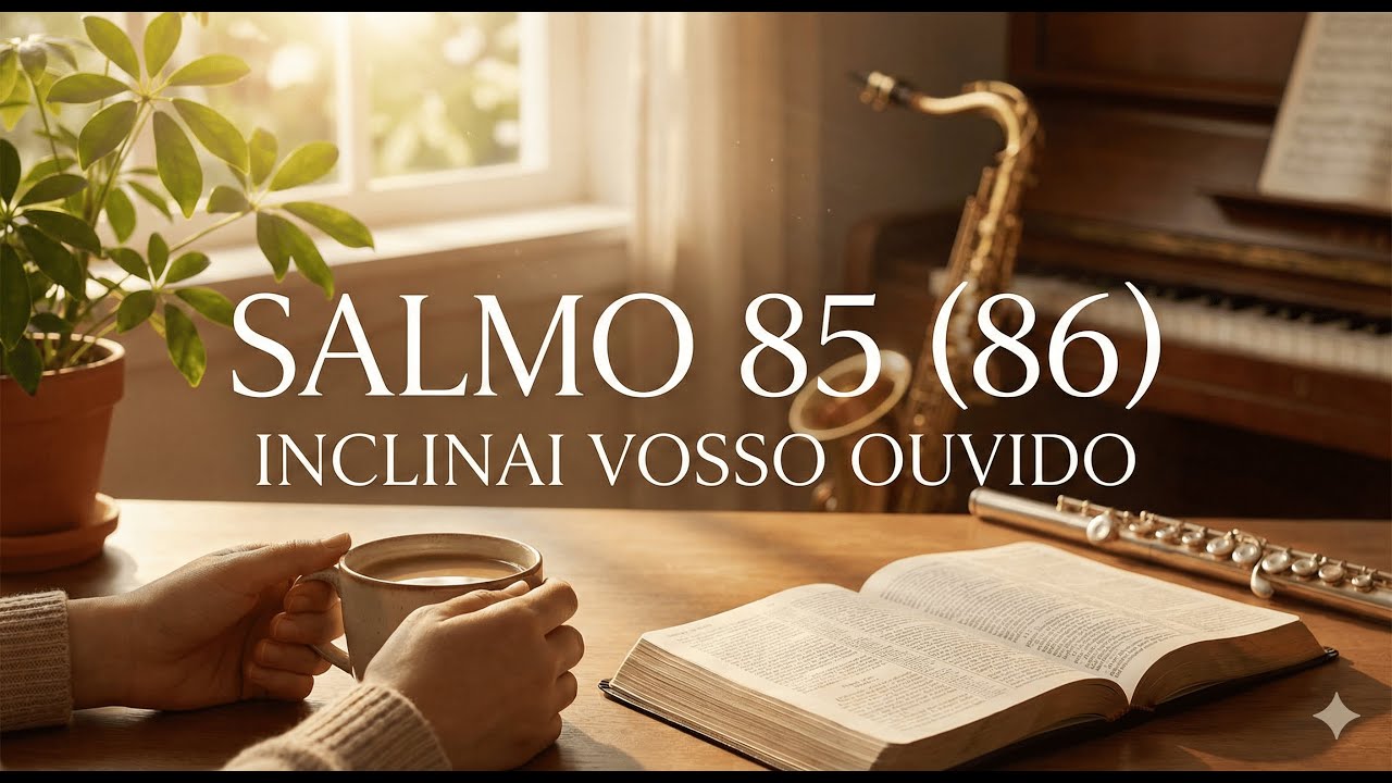 SALMO DO DIA - Salmo 85 (86) - Inclinai Vosso Ouvido | Oração Cantada com Sax e Piano 🎷🙏