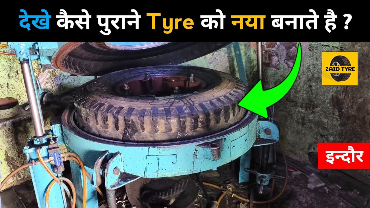 Amazing Tyre Retreading Remoulding Process | Step by Step | Zaid Tyre Service | Indore | M.P