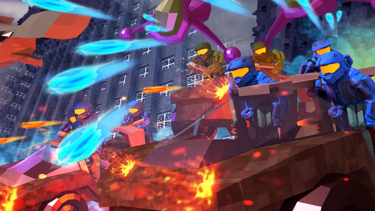 Minecraft | HALO BASE WARS: Last Resort Invasion! (Good vs Evil)