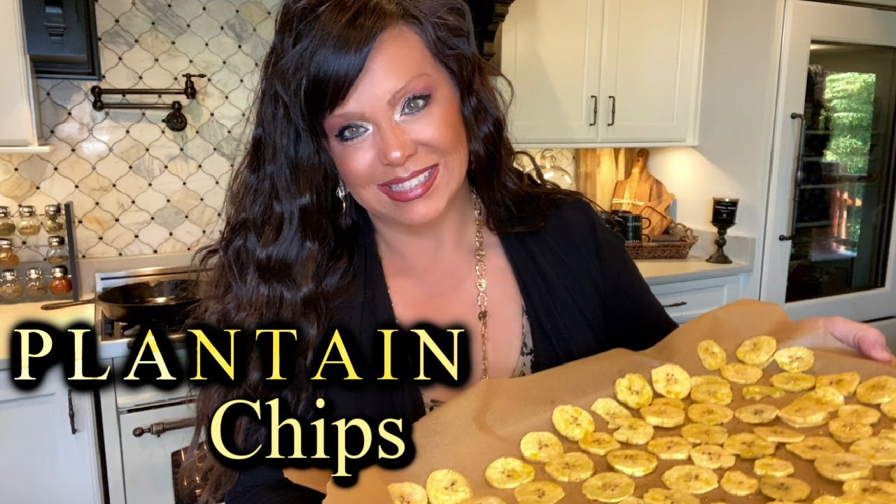 AIP Baked Plantain Chips, Let's Make Some!