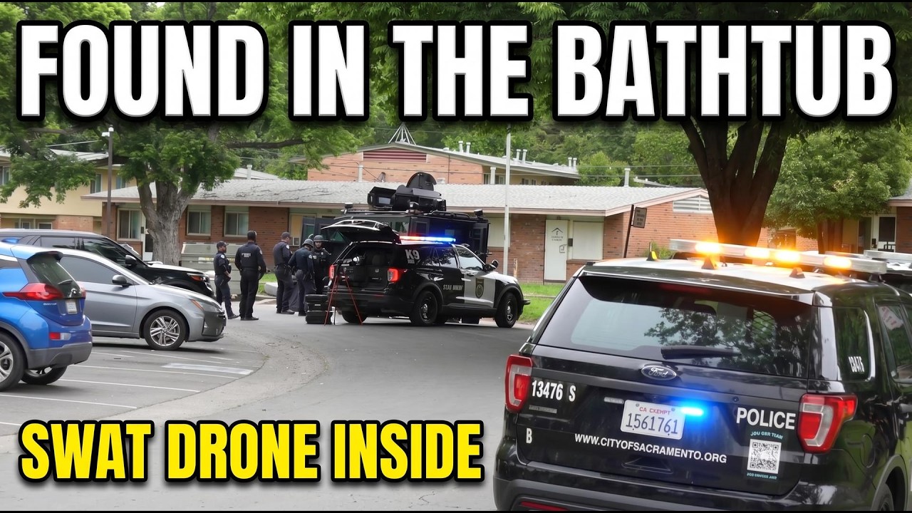 🔴SWAT Drones Home, Finds Suspect HIDING in Bathtub &mdash; Seavy Circle Barricade Sacramento