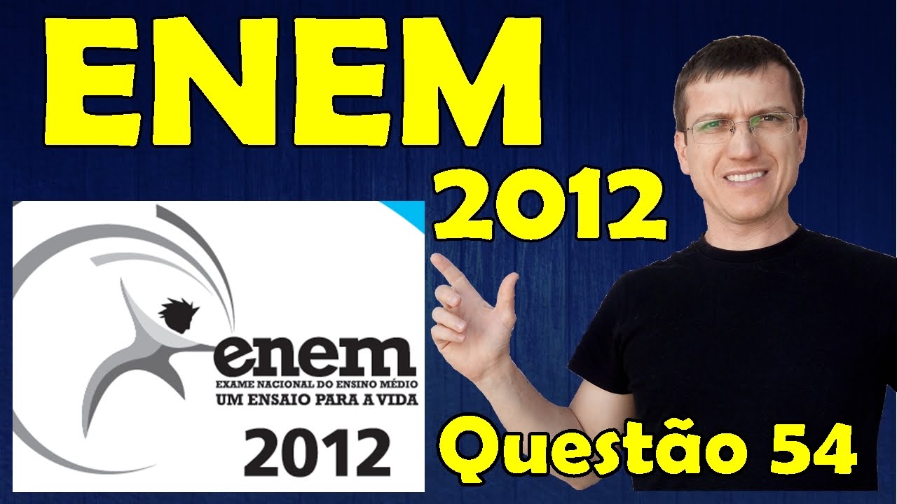54 - ENEM 2012 - Física - Ondulatória - Questão 54 resolvida (Caderno Azul) - Prof. Marcelo Boaro