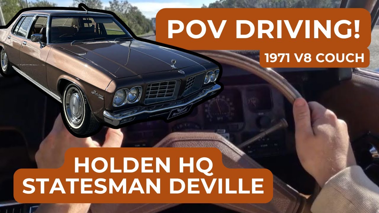 1970s V8 Australia – Holden HQ DeVille POV Drive