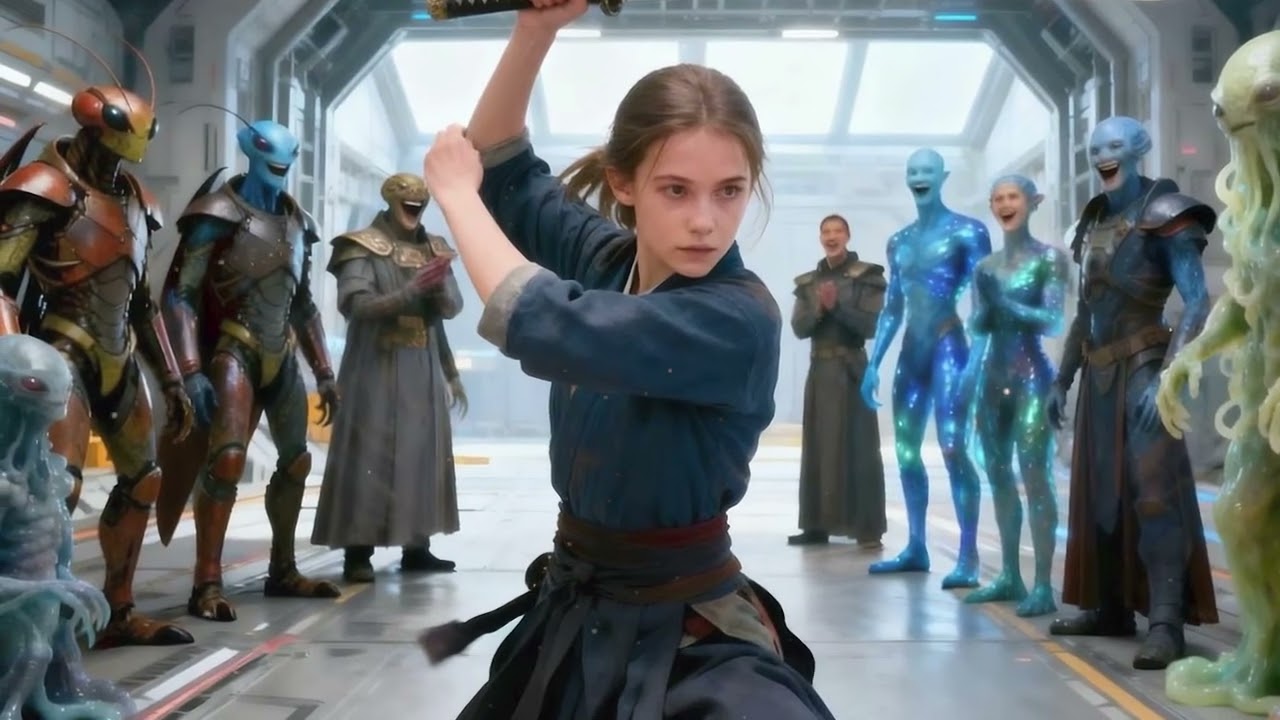 Aliens Laughed at the Samurai Sword but Then the 11 Year Old Human Girl Told Them a Lesson HFY BEST