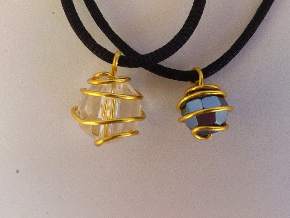 DIY: COLGANTES DE ALAMBRE DE ALUMINIO.(GARGANTILLAS)