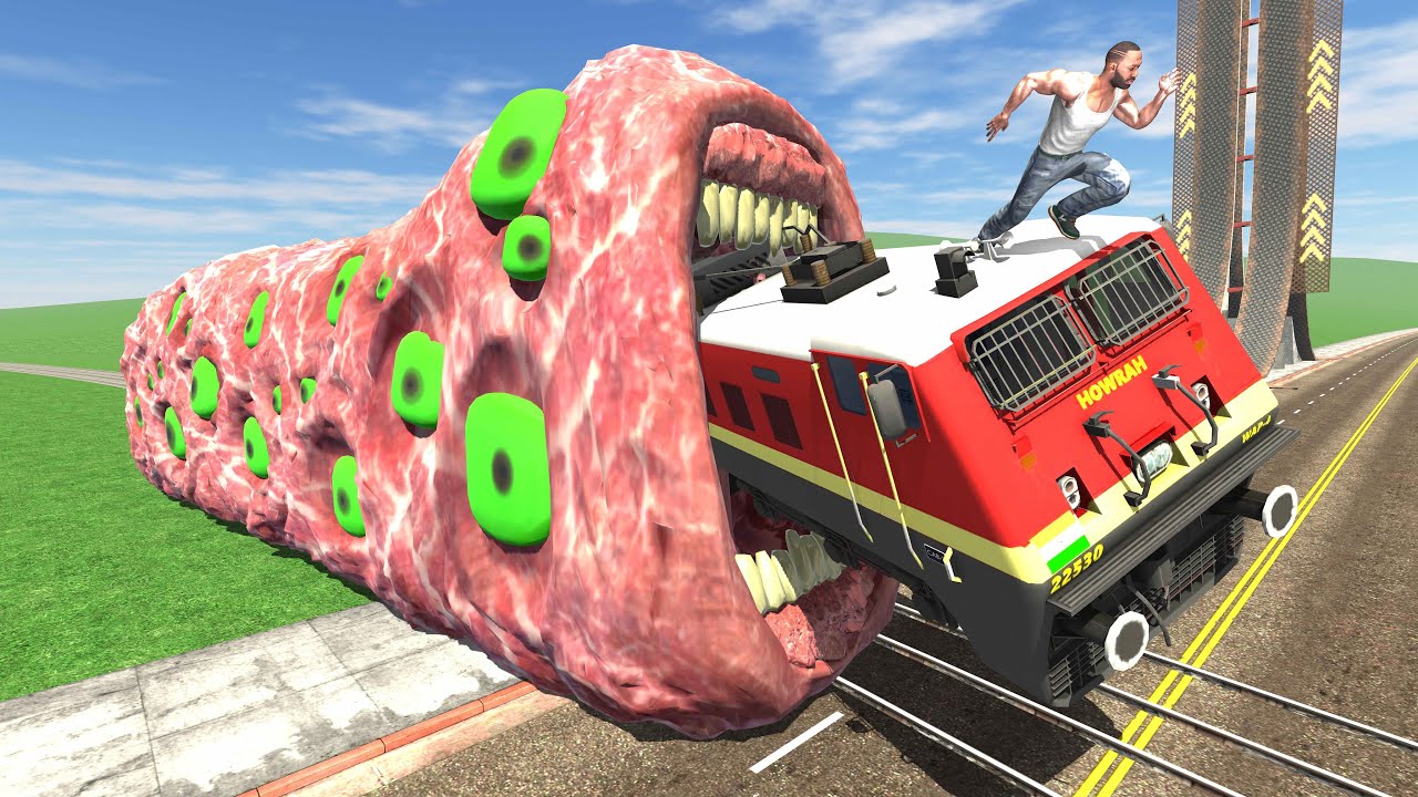 Franklin vs Train Eater - INDIAN BIKE DRIVING 3D