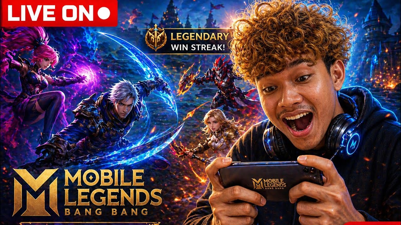 LIVE⭕️ MOBILE LEGENDS 🔥 សួស្ដី​ប្រិយមិត្ត​😘