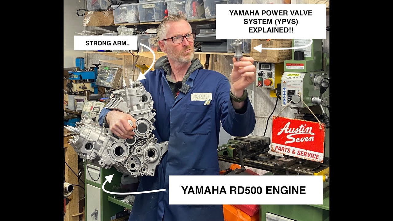 Yamaha RD500 RZ500 2-Stroke Engine - Yamaha Power Valve System (YPVS) explained!!