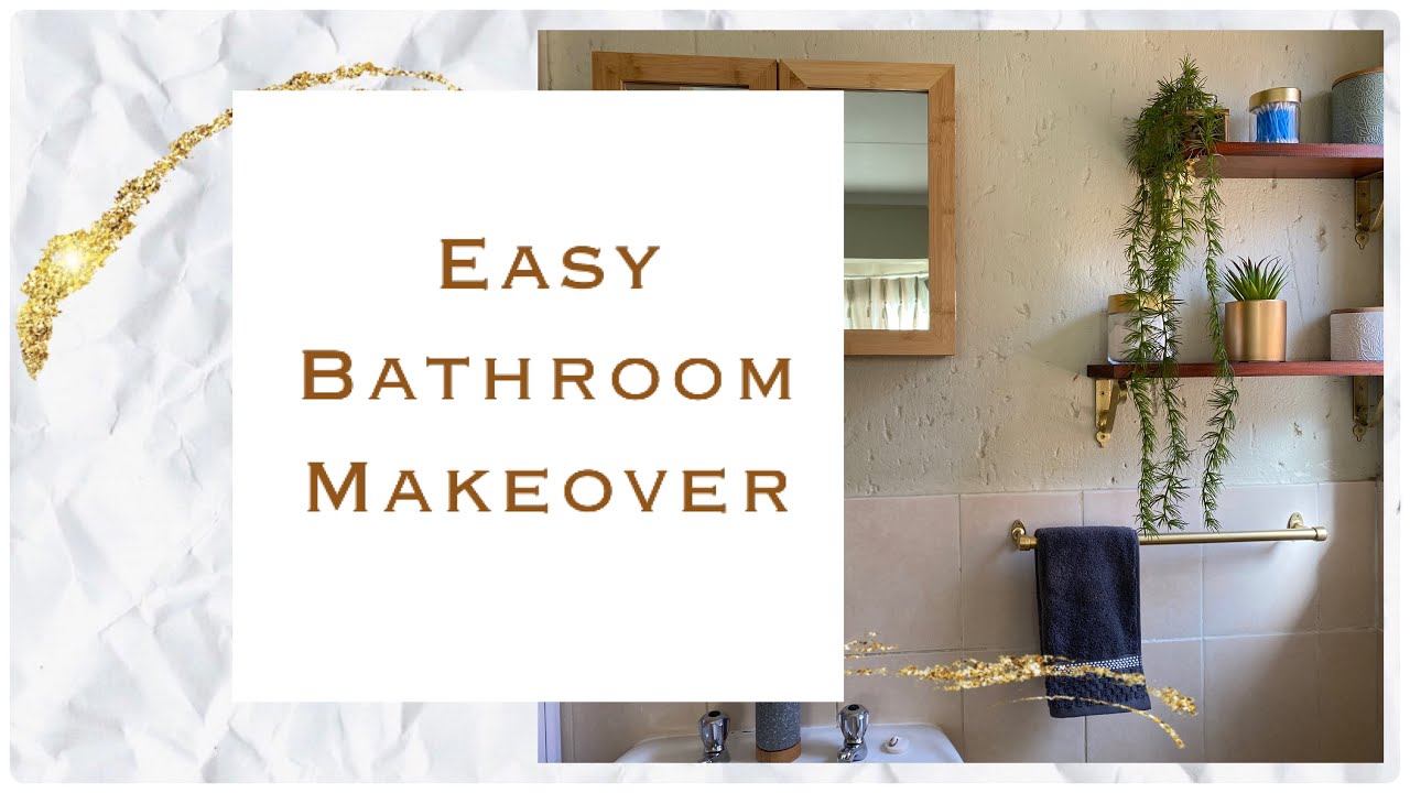 Small Bathroom Makeover |Budget-friendly| Bathroom Decor | South African YouTuber #bathroommakeover