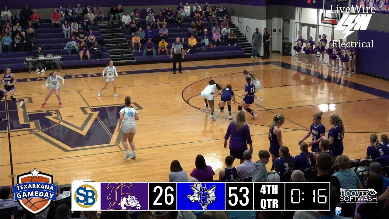 Hooks Lady Hornets vs Edgewood Bulldogs Area Round Basketball