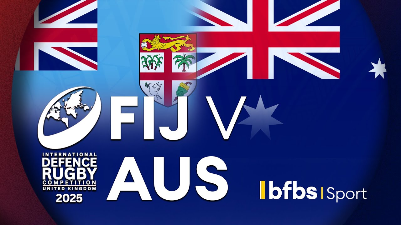 In full: Fiji v Australia | Pool B | 2025 International Defence Rugby Competition