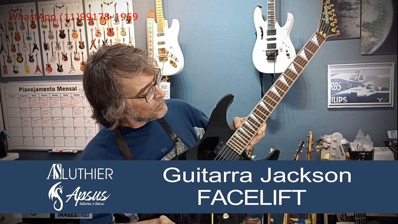 Guitarra Jackson - Facelift #guitarra #floyd #jackson #upgrade #luthier  #luthieria