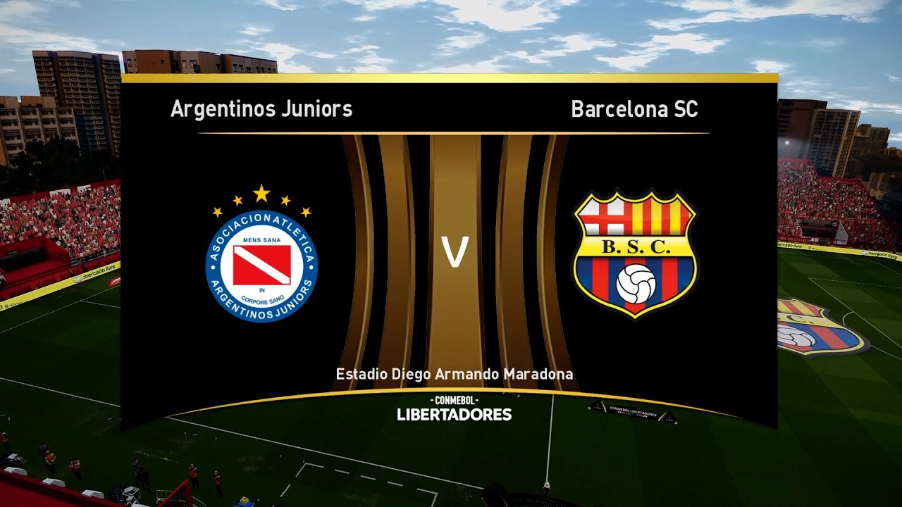 Argentinos Juniors vs SC barcelona Ronda 2 Vuela Libertadores 2026 Jueves 26 02 26