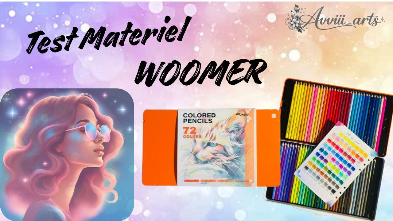Test des crayons de couleurs WOOMER