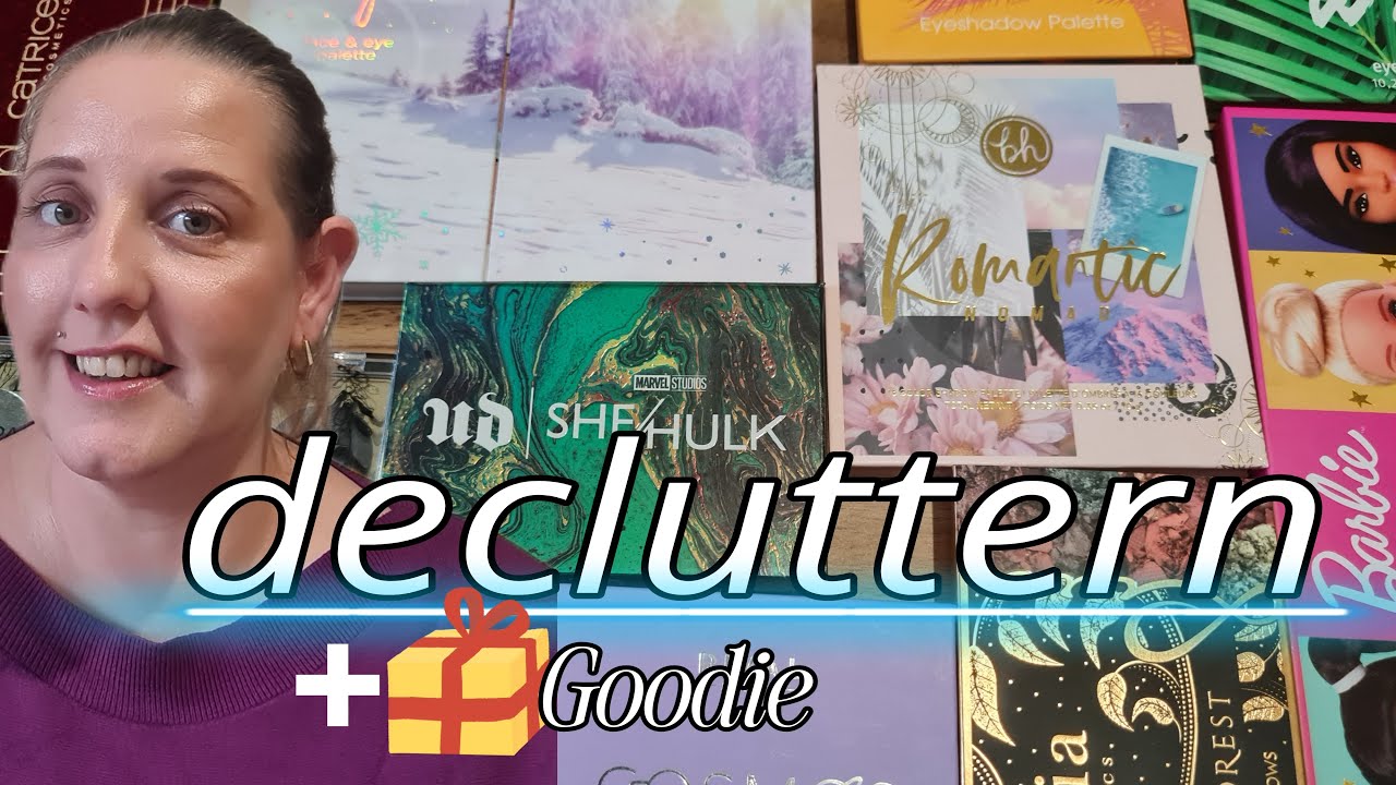 Decluttern 2025🔍|Lidschattenpaletten Teil I +Goodie f&uuml;r euch🤗