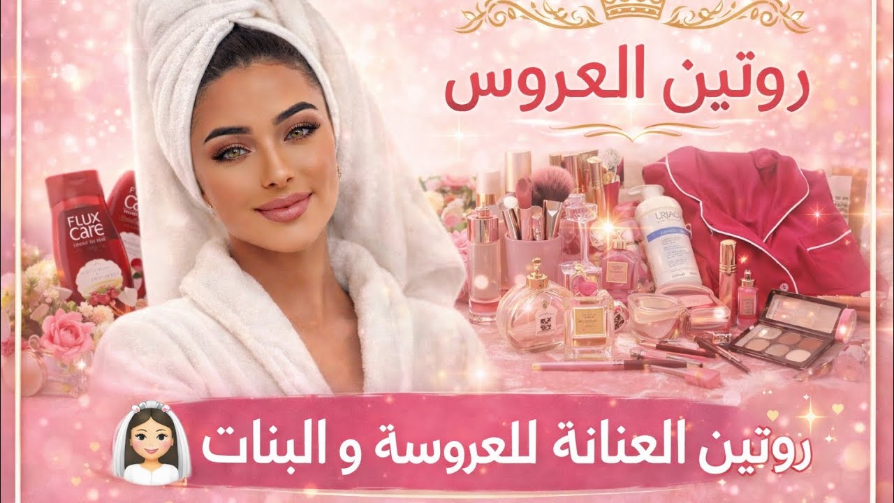 		روتين العناية الملكي✨ يخليك عروسة كل يوم 👰عناية شخصية 🛁 ازالة الشعر 🎀
