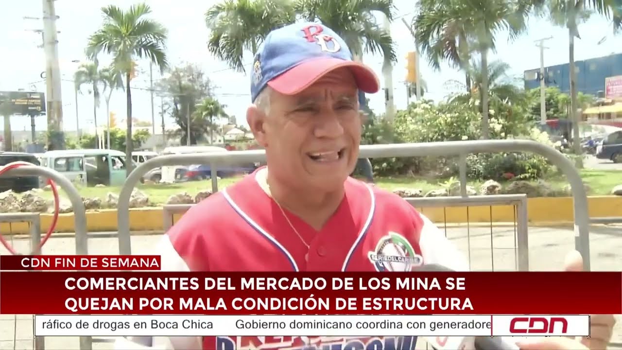 Comerciantes del mercado de Los Mina se quejan por mala condición de estructura