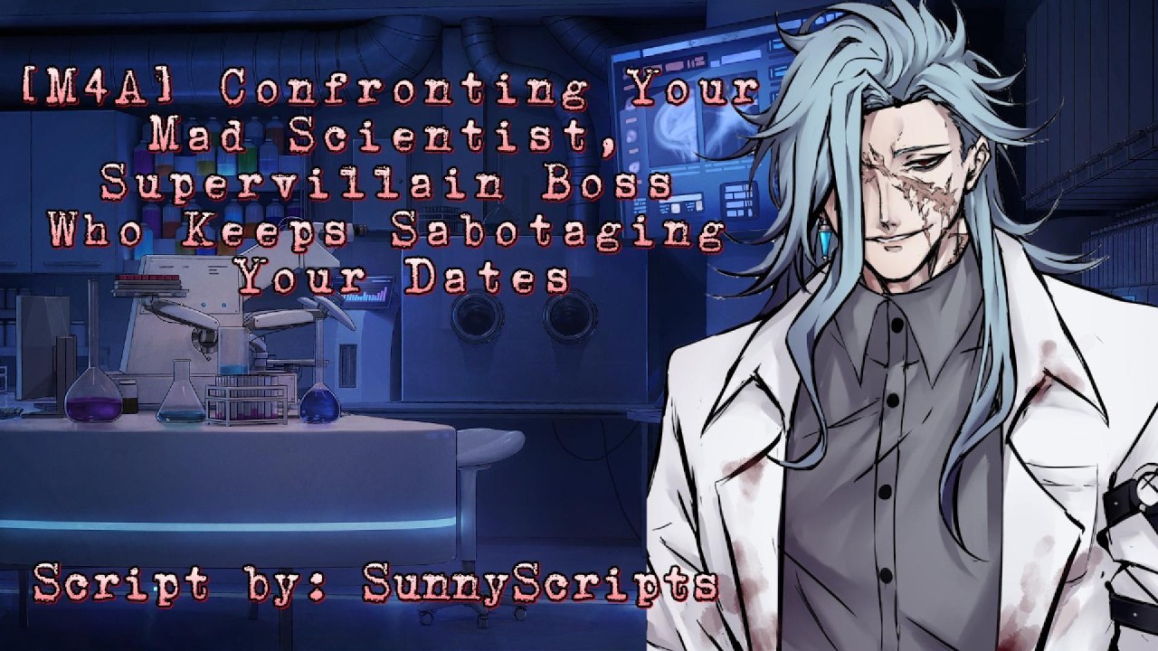 [M4A] Confronting Your Mad Scientist, Supervillain Boss Who Keeps Sabotaging Your Dates 🧪🖤