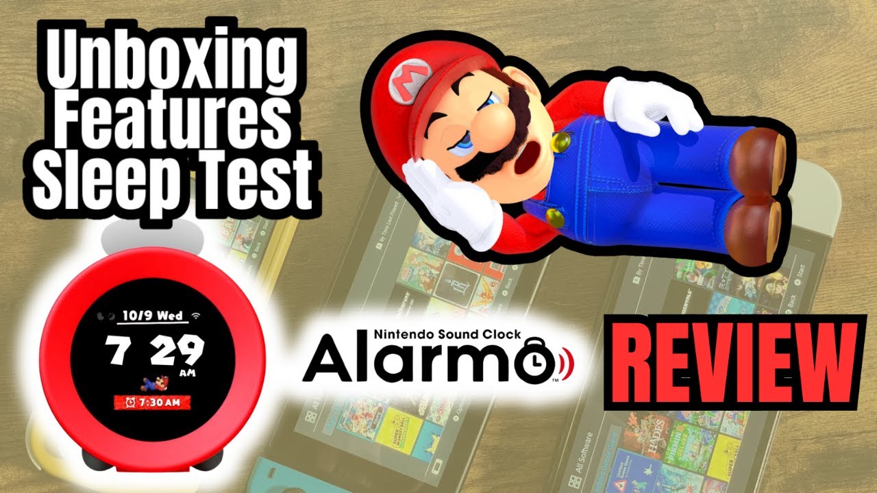 Unboxing the NEW Nintendo Alarmo! Is This the Most Fun Alarm Clock Ever?!