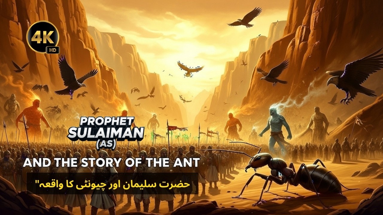حضرت سلیمان اور چیونٹی کا واقعہ | Prophet Sulaiman & The Ant | Quran + Science
