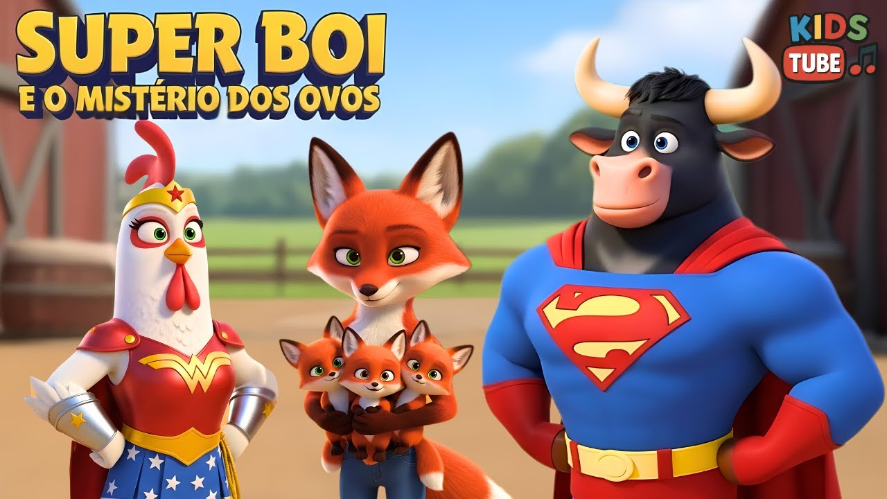 M&uacute;sica Infantil | Super Boi e Galinha Maravilha - O Mist&eacute;rio dos Ovos | Desenho Infantil