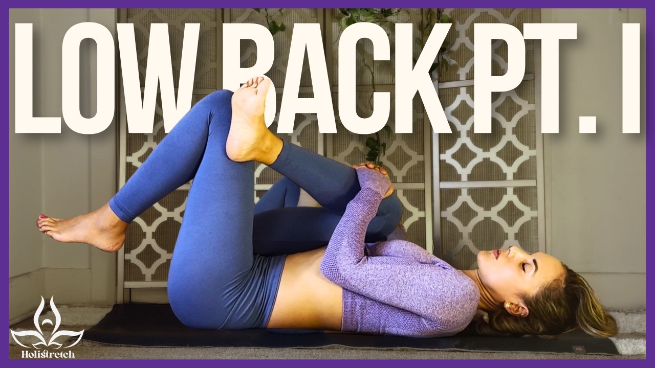 Learn Easy Beginner Stretches for Lower Back Pain at Home | Holistretch Low Back Pt. 1