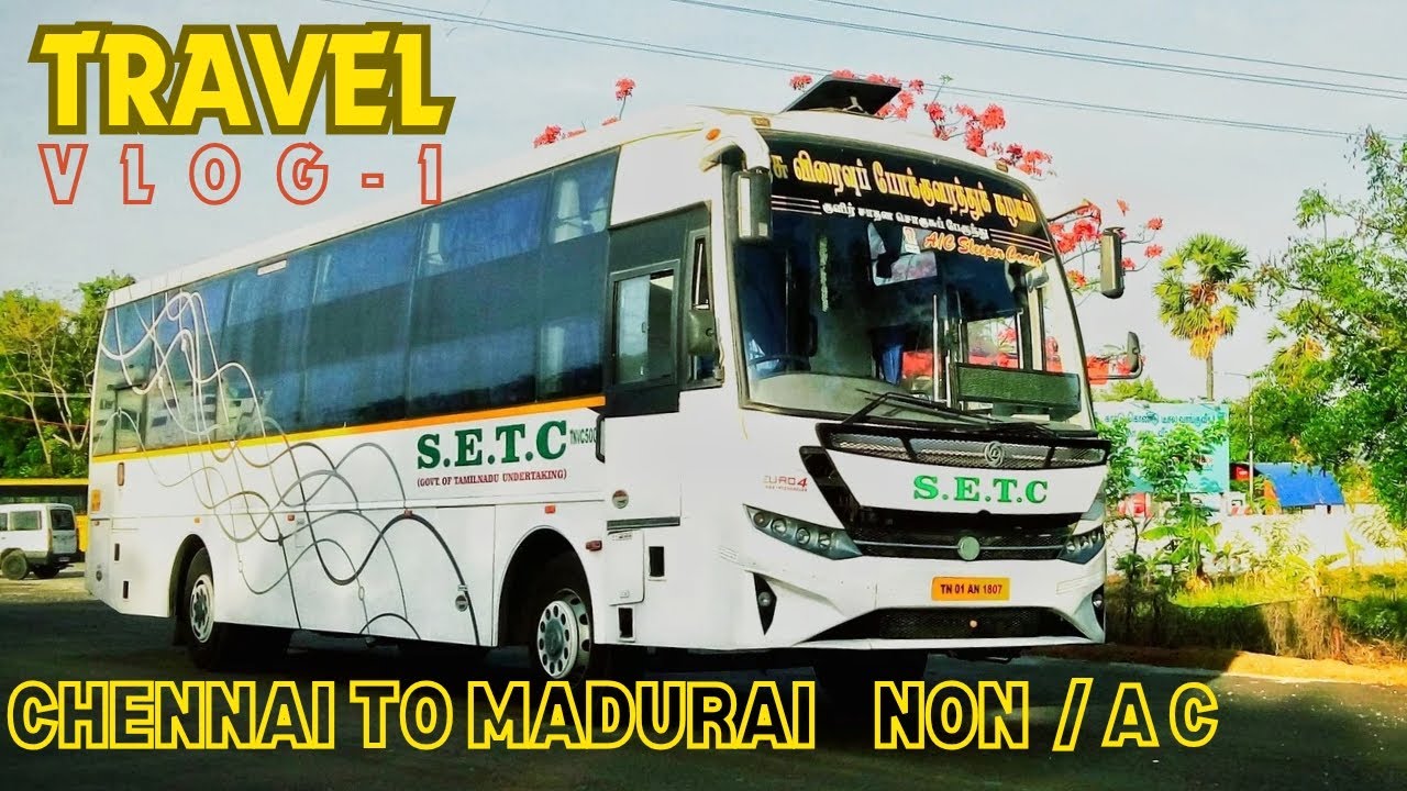 CHENNAI TO MADURAI | I DIDN'T EXPECT THIS FROM TNSTC 🔥🔥🔥 | #tnstc #vlog @urkeeyt