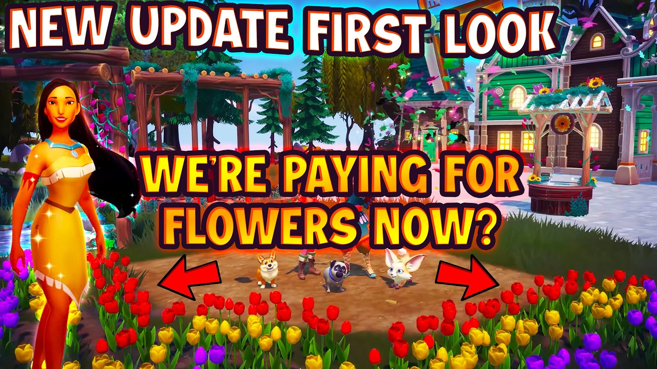 Обзор обновления Pocahontas и первый взгляд на Долину Сновидений. Цветы в Премиум-магазине?