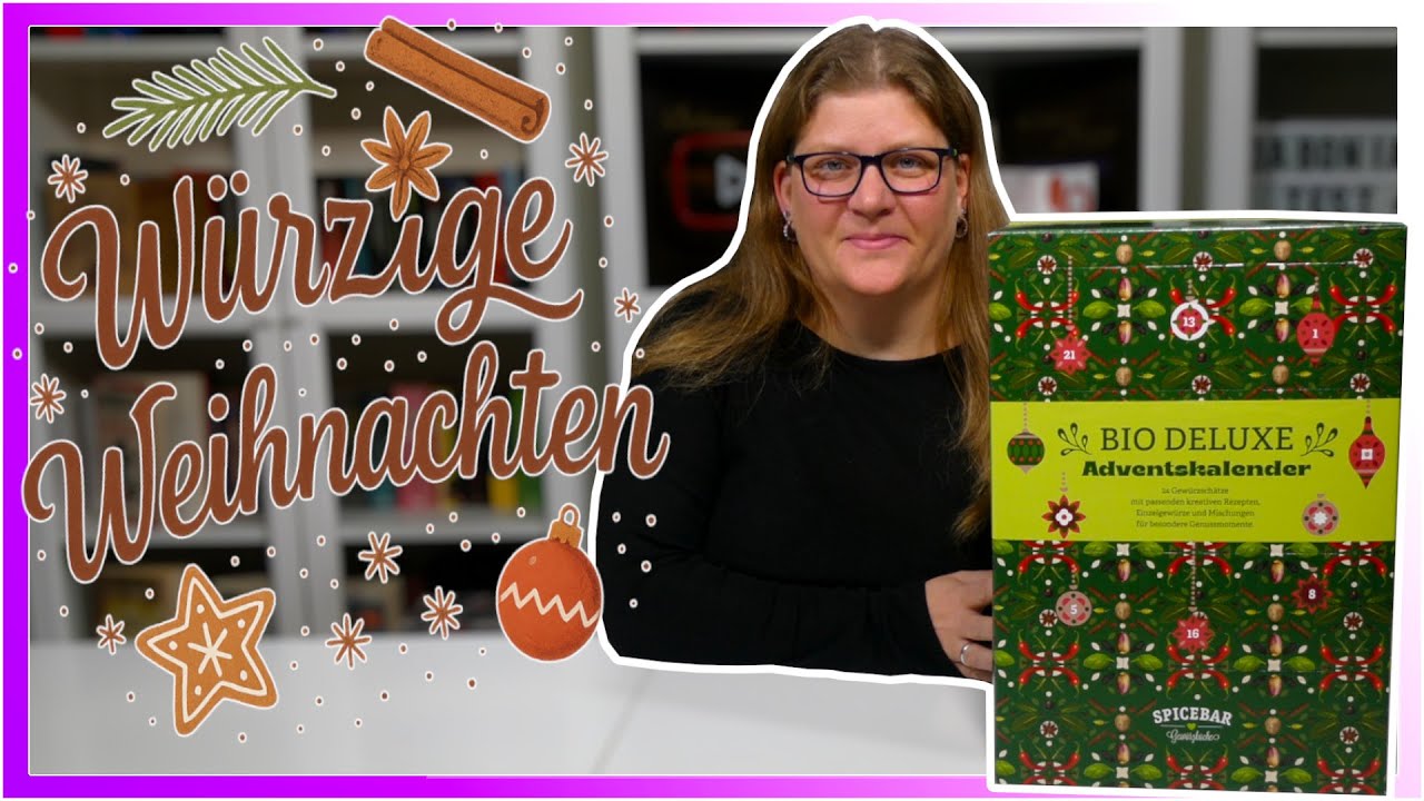 Schöne würzige Adventszeit 🤩 │ Spicebar BIO DELUXE Adventskalender 2025 Unboxing