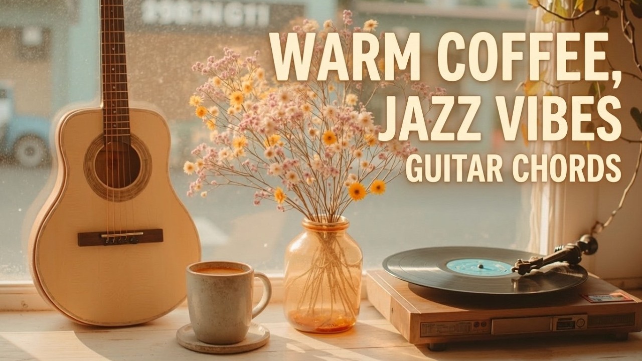 Warm Coffee Jazz Guitar - Relaxing Acoustic Guitar for Morning Focus and Deep Study Music
